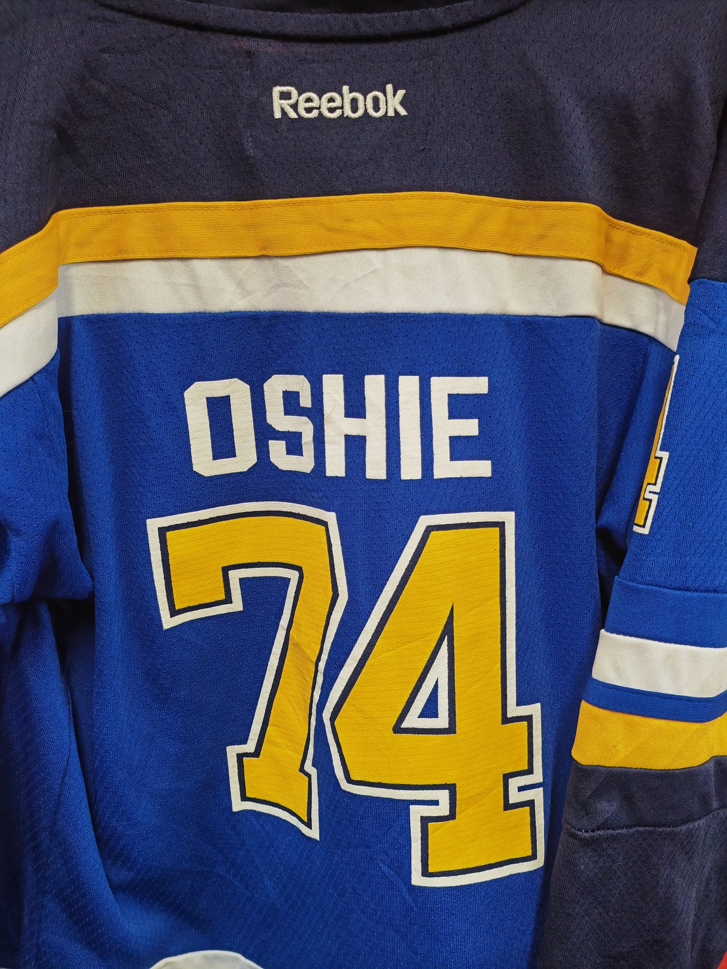 Youth Reebok St Louis Blues NHL Hockey Jersey, #74 Oshie, Blue, Size YL/XL