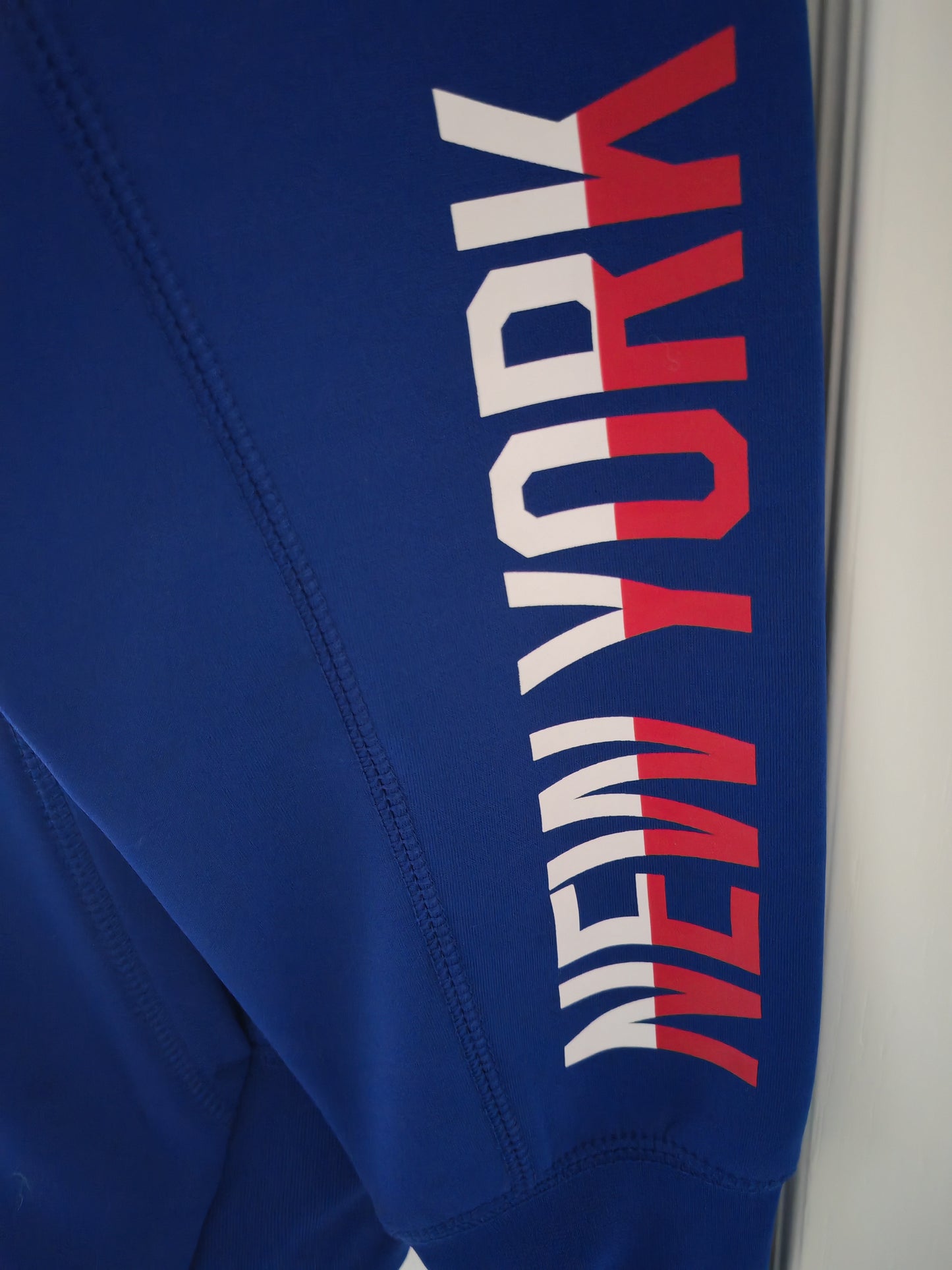 Nike New York Giants NFL Full Zip Hoodie, Blue, Size Medium