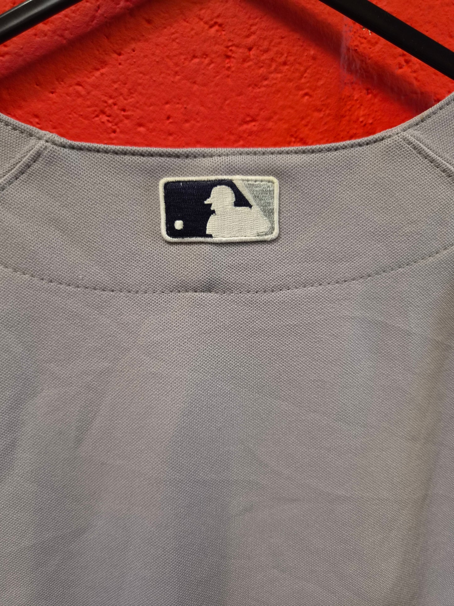 Majestic New York Yankees MLB Jersey, Grey, Size 48 L/XL