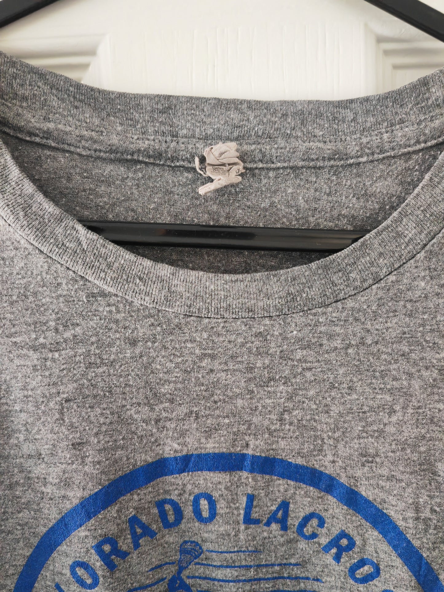 Next Level Apparel Colorado Lacrosse Championships T Shirt, Grey, Size XL