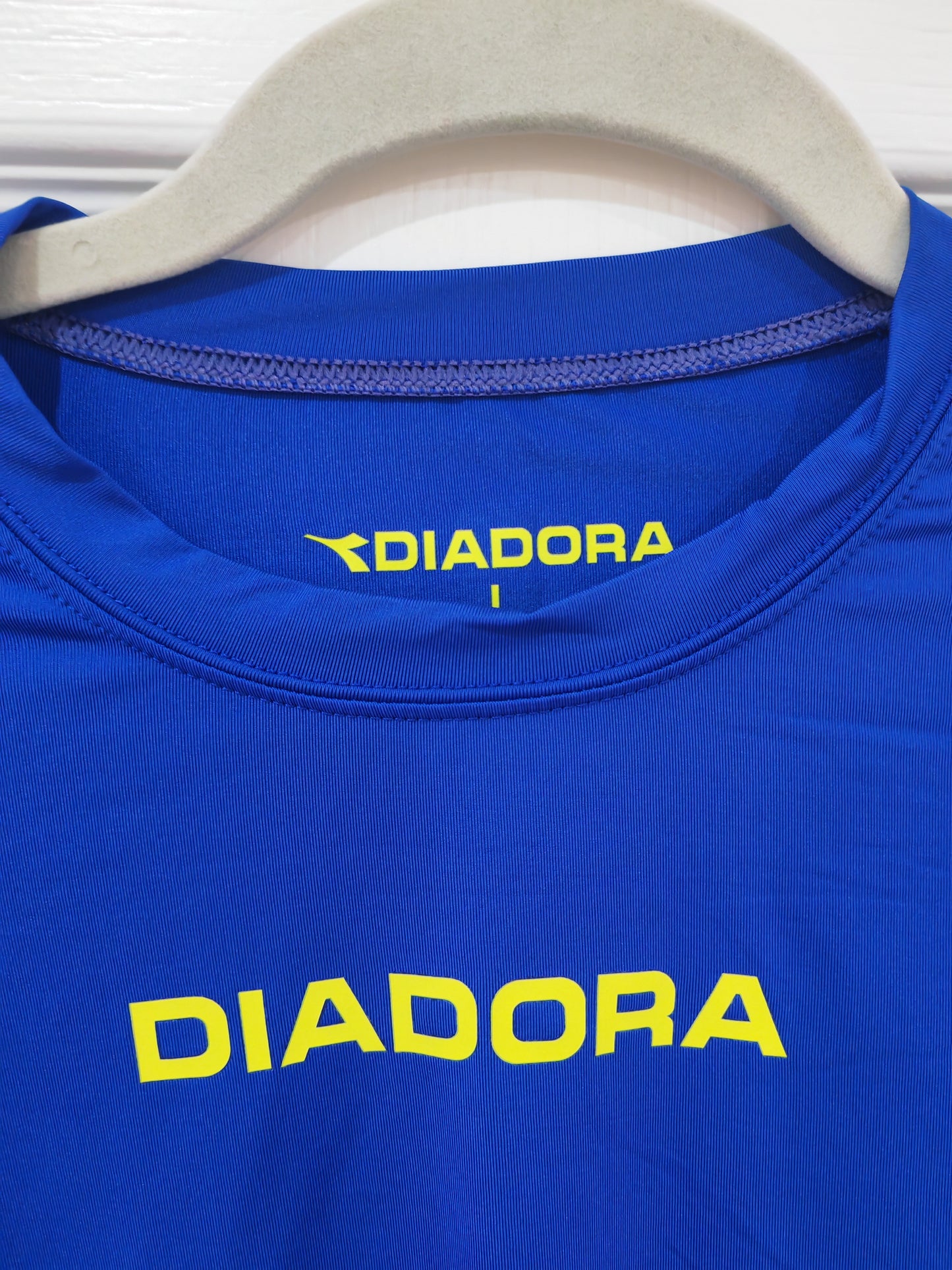 Diadora Long Sleeve Training/Workout Under Armour, Blue, Size Large