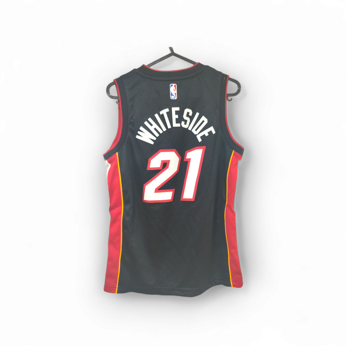 Youth Nike Miami Heat NBA Jersey, #21 Whiteside, Black, Size Youth Medium