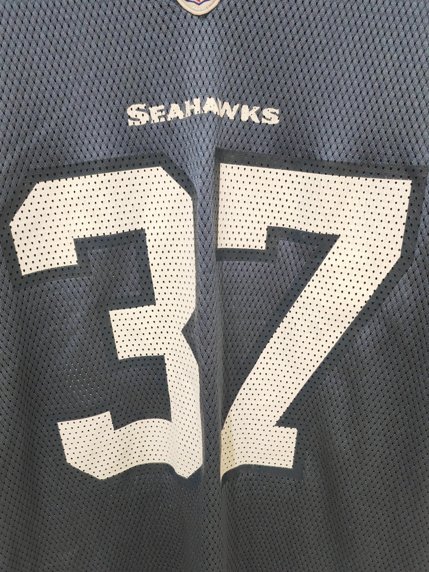 Reebok Seattle Seahawks NFL Jersey, #37 Alexander, Blue/Grey, Size Medium