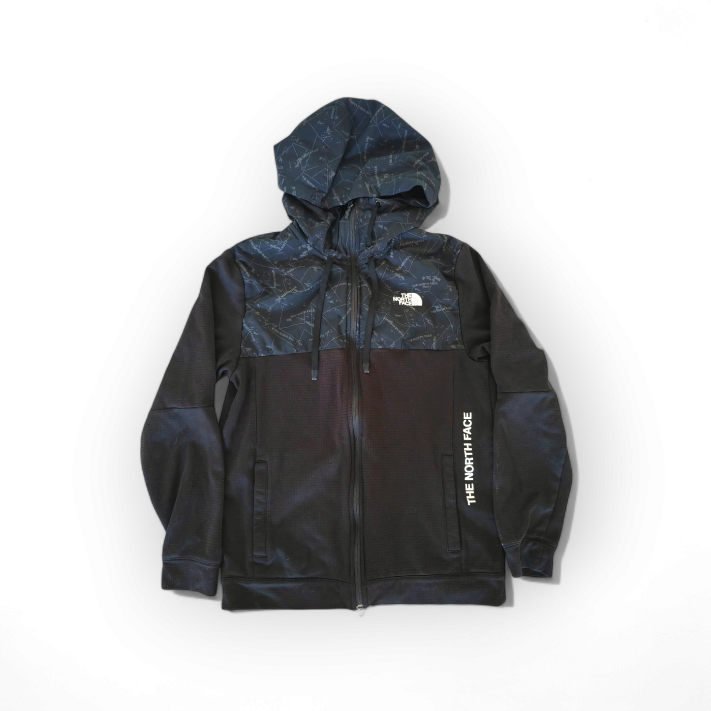 The North Face Full Zip Hoodie, Black, Size Small