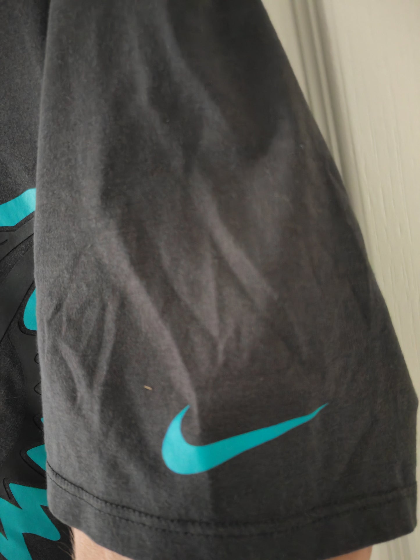 Nike Miami Dolphins NFL Short Sleeve T Shirt, Grey/Black, Size Medium