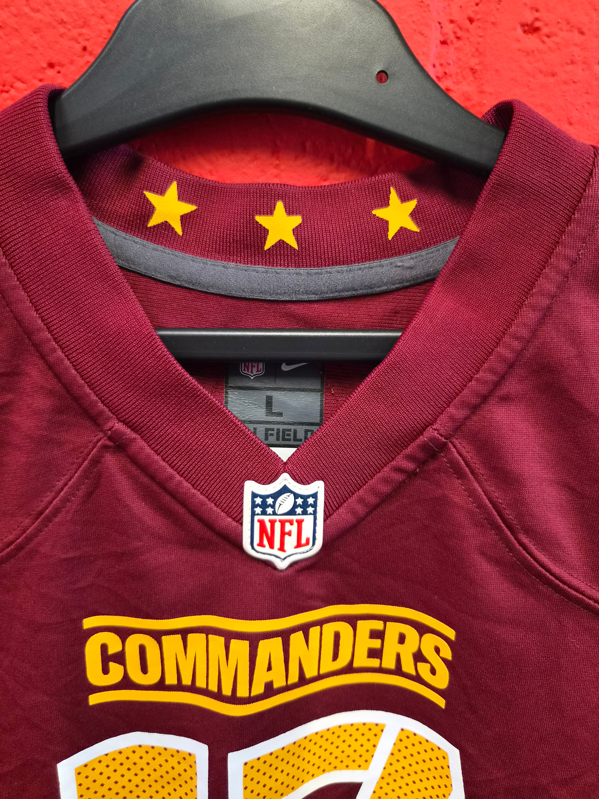 Youth Nike Washington Commanders NFL Jersey, #17 McLaurin, Maroon, Size YL