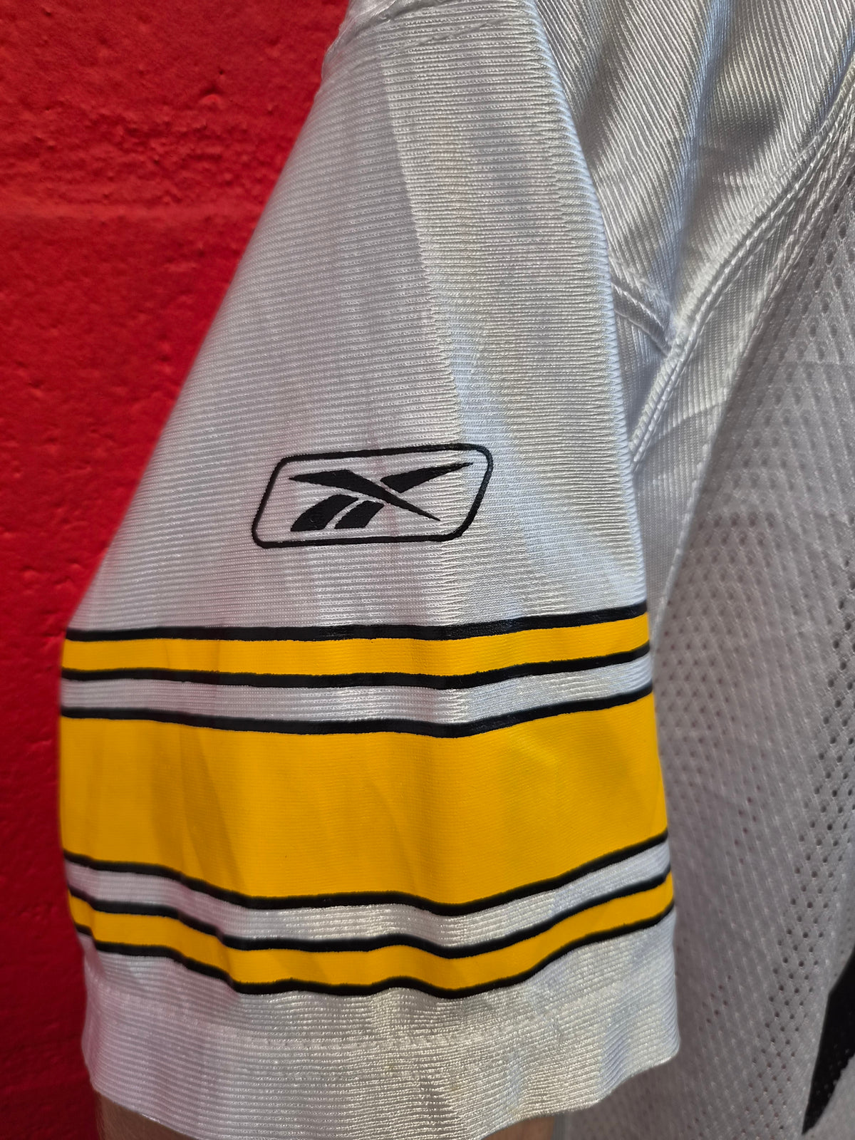 Youth Reebok Pittsburgh Steelers NFL Jersey, #7 Roethlisberger, White, Size YM
