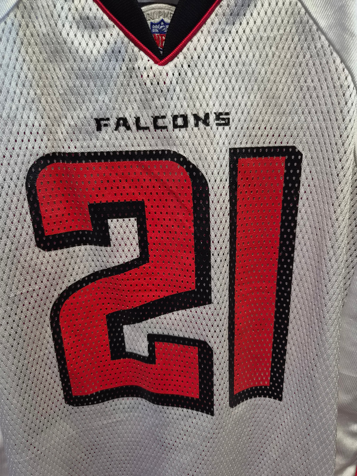 Youth Reebok Atlanta Falcons NFL Jersey, #21 Hall, White, Size YL