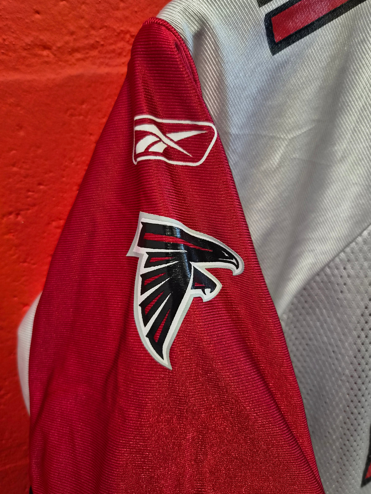 Youth Reebok Atlanta Falcons NFL Jersey, #21 Hall, White, Size YL