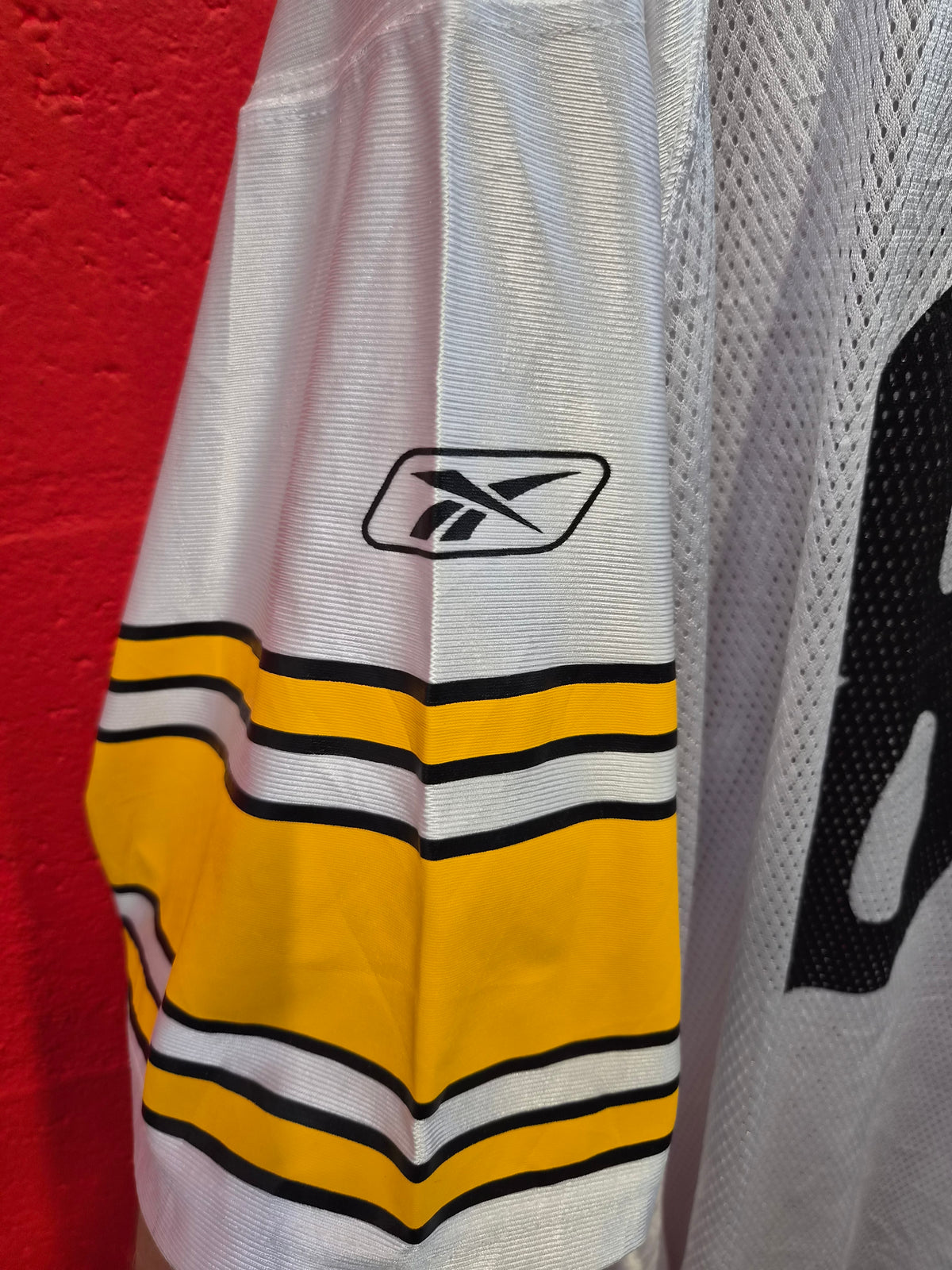 Reebok Pittsburgh Steelers NFL Jersey, #80 Burress, White, Size XXL