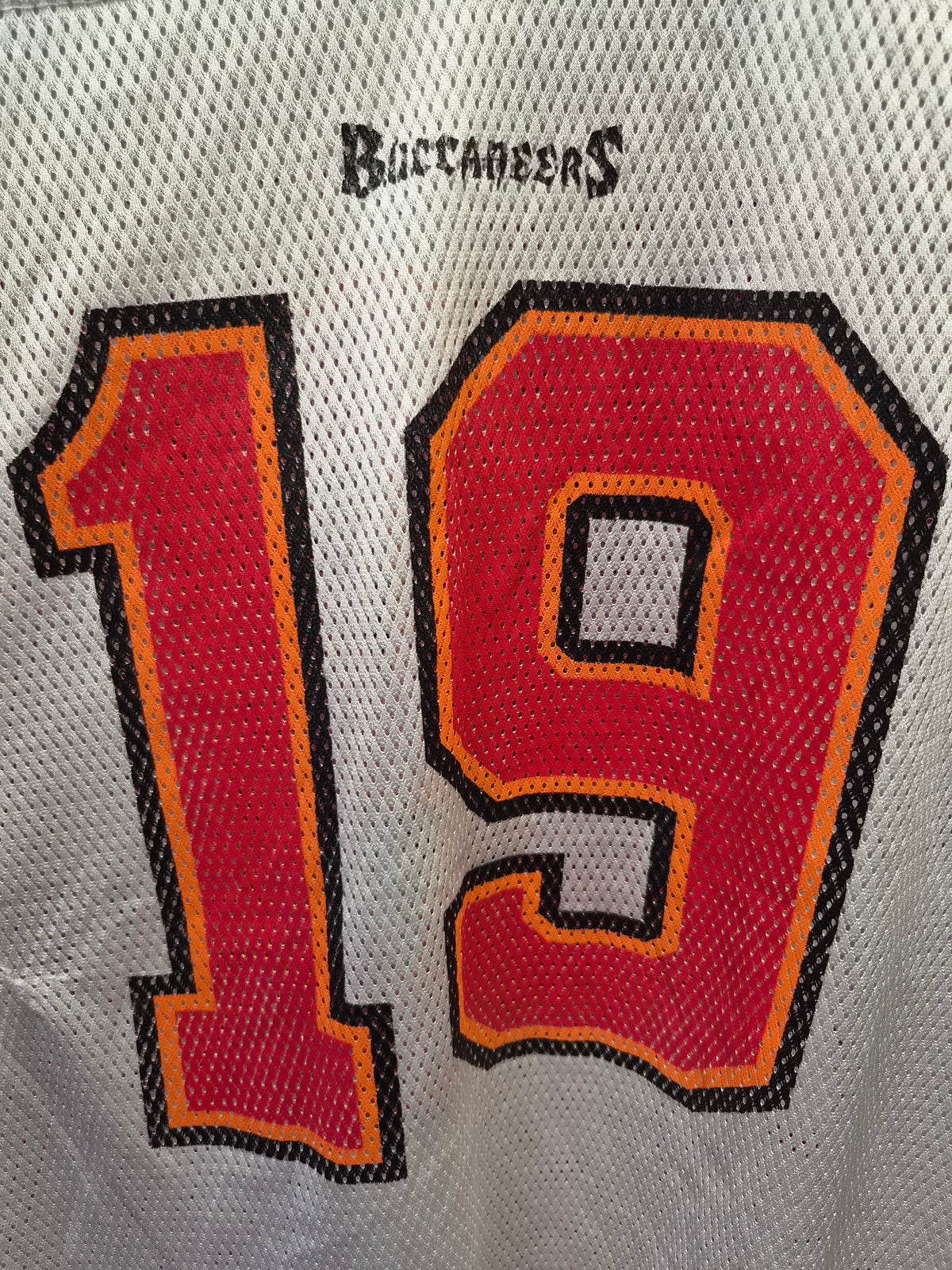 Reebok Tampa Bay Buccaneers NFL Jersey, #19 K. Johnson, White, Size XXL
