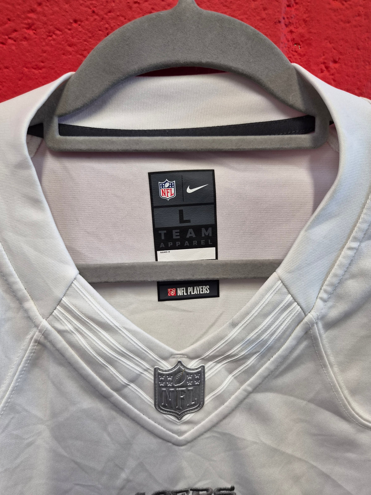 Nike San Francisco 49ers NFL Jersey, #7 Kaepernick, White, Size Large