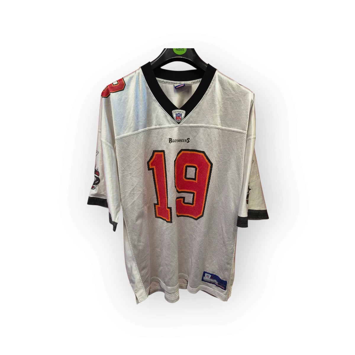 Reebok Tampa Bay Buccaneers NFL Jersey, #19 K. Johnson, White, Size XXL