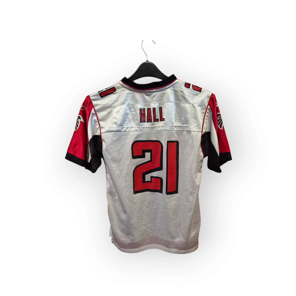 Youth Reebok Atlanta Falcons NFL Jersey, #21 Hall, White, Size YL
