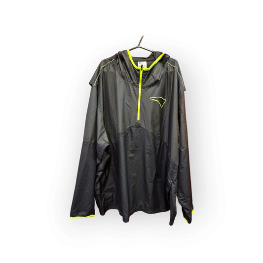 Nike New England Patriots NFL Volt 1/4 Zip Sideline Windbreaker, Black, Size 3XL