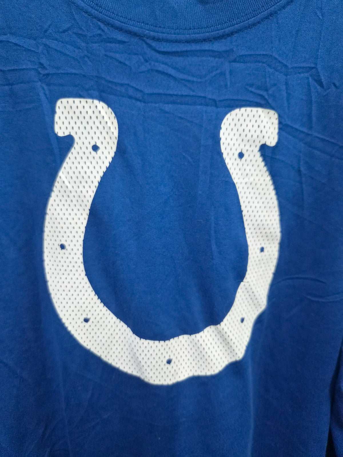 Nike Indianapolis Colts NFL Team Apparel Long Sleeve T Shirt, Blue, Size Large