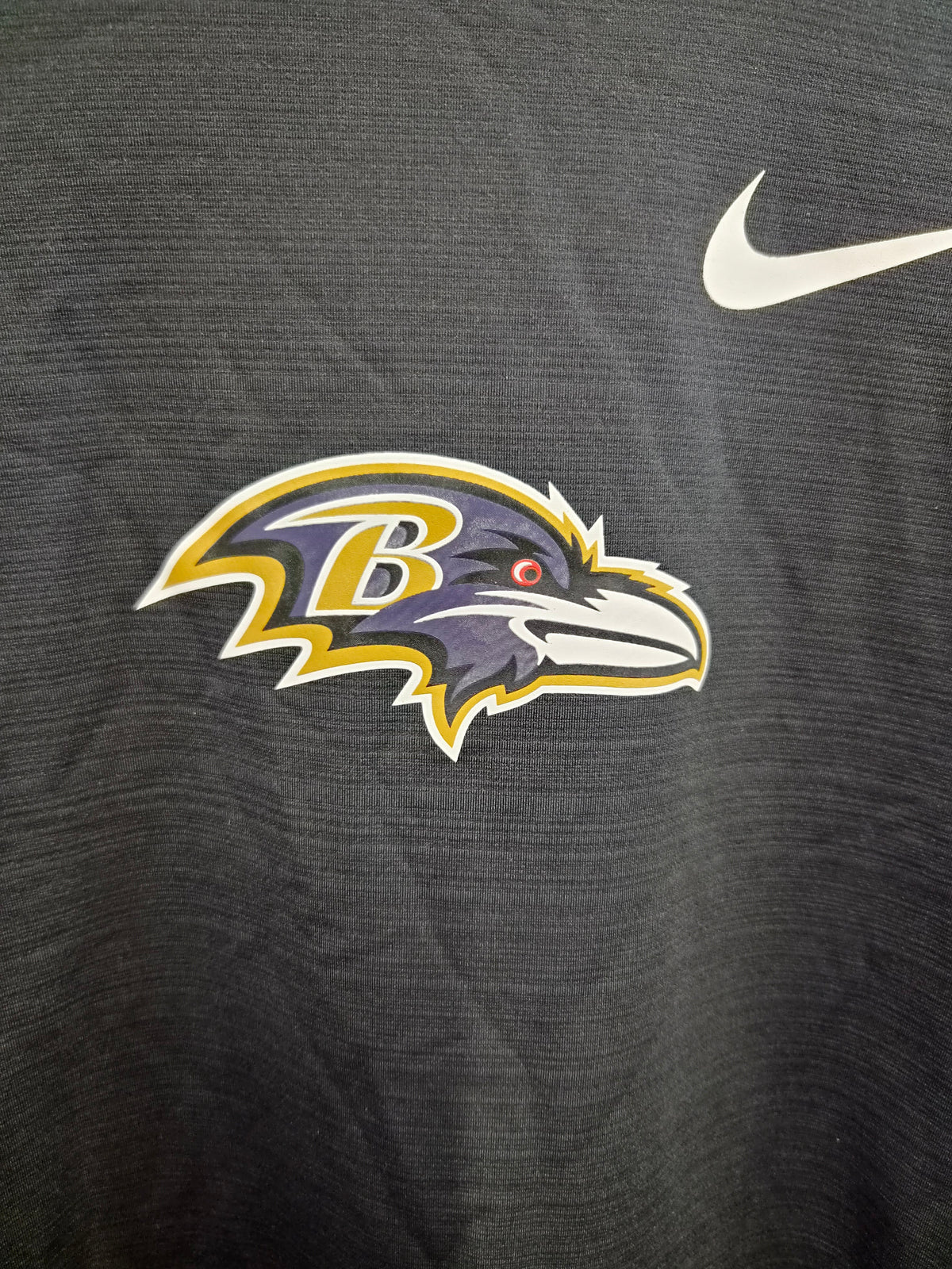 Nike Baltimore Ravens On-Field Hyperwarm Mock Neck Shirt Black, Size Large