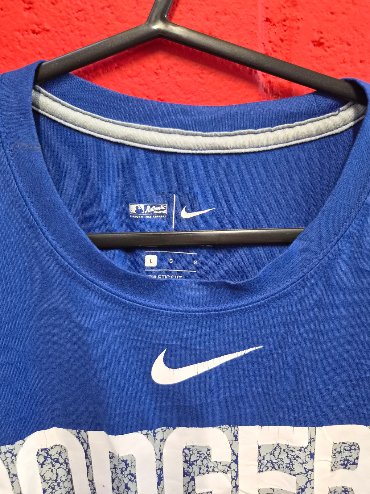 Nike Dri-Fit Los Angeles Dodgers MLB Short Sleeve T Shirt, Blue, Size Large