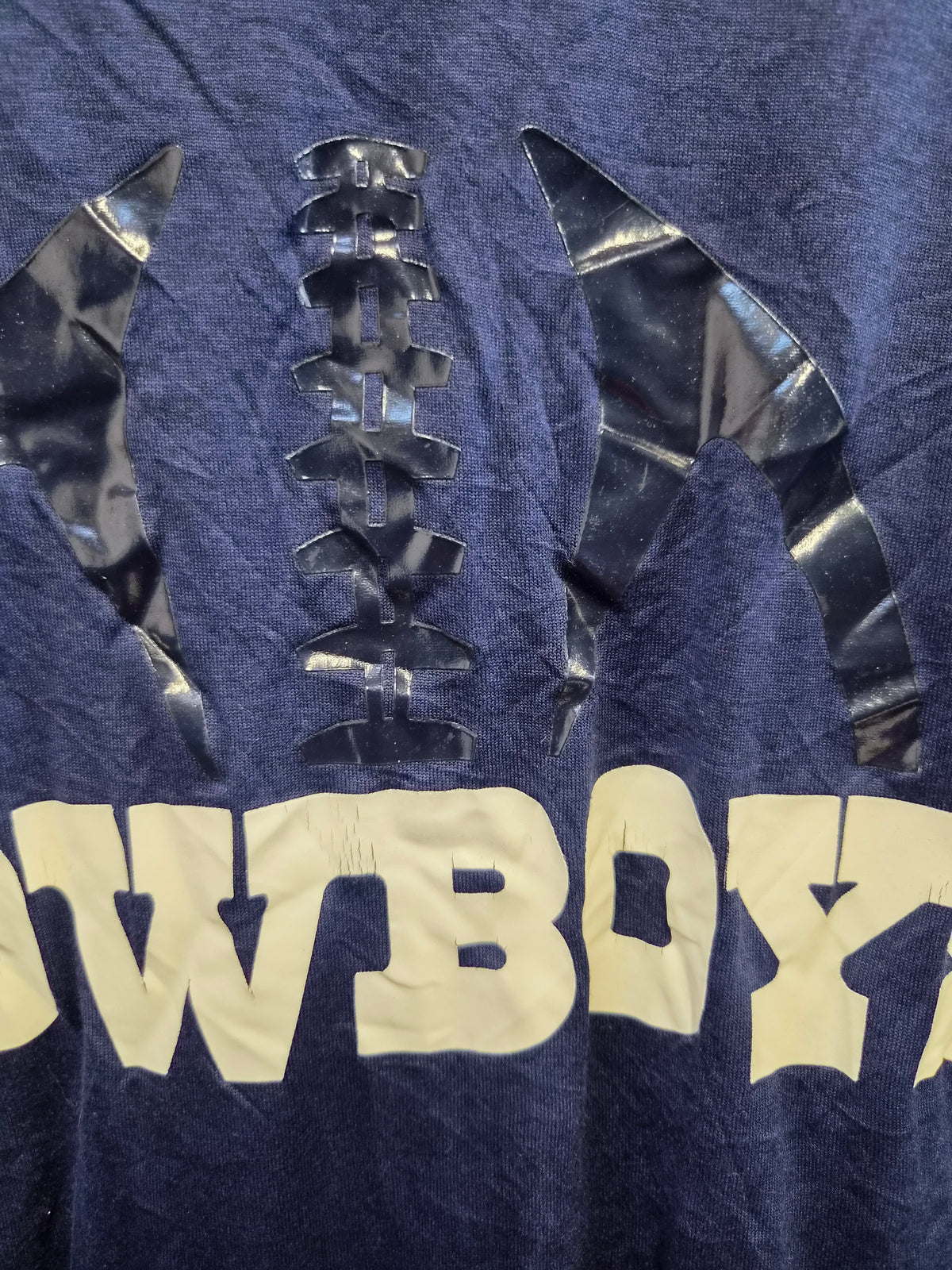 Nike Dri-Fit Dallas Cowboys NFL T Shirt, Navy, Size Large