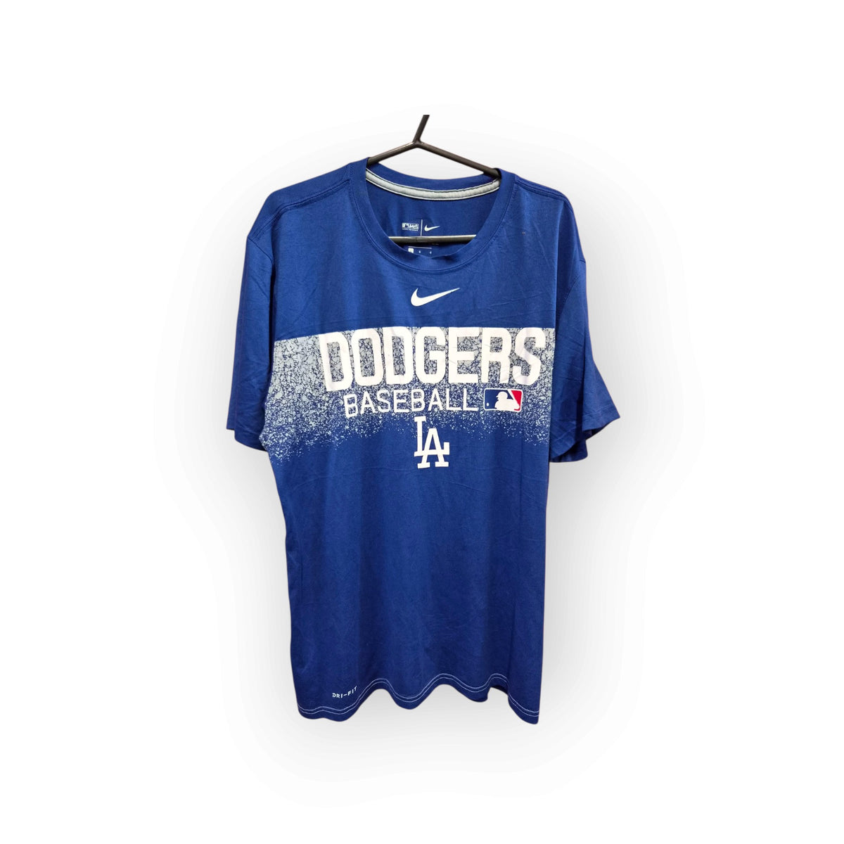 Nike Dri-Fit Los Angeles Dodgers MLB Short Sleeve T Shirt, Blue, Size Large