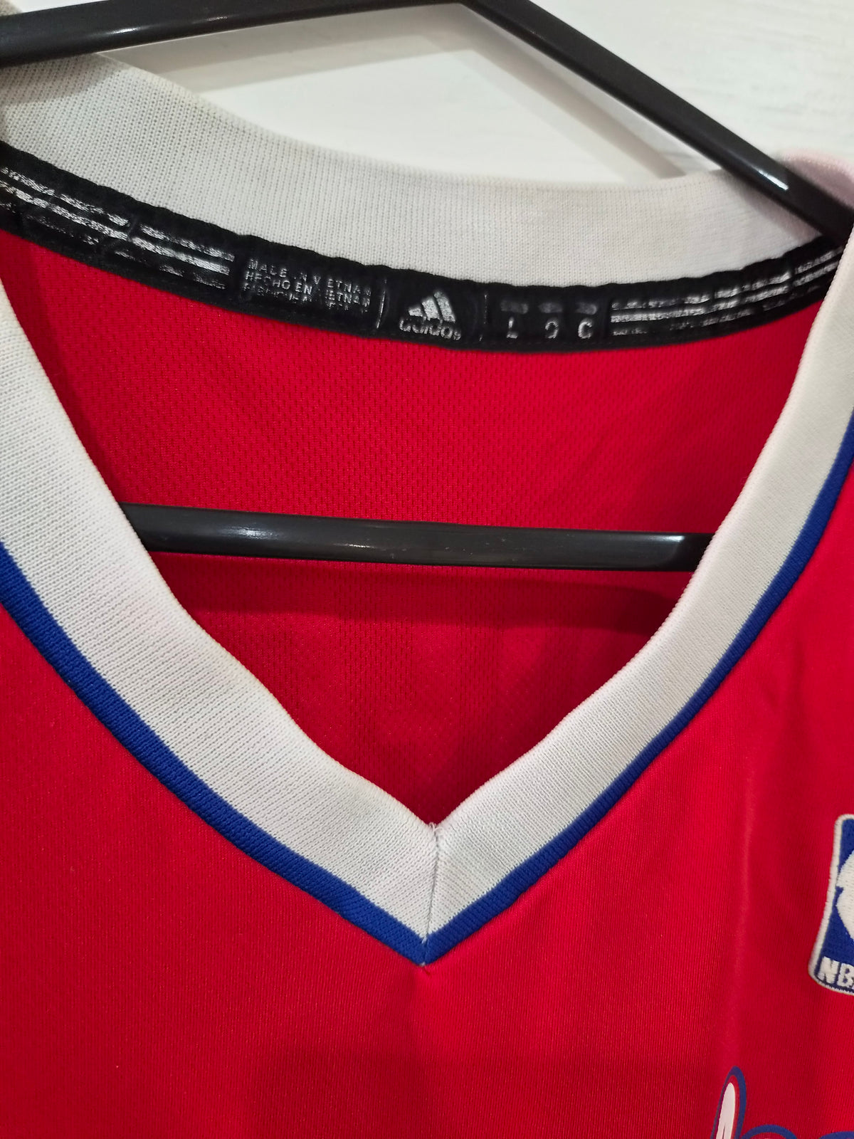 Adidas Los Angeles Clippers NBA Basketball Jersey, #32 Griffin, Red, Size Large