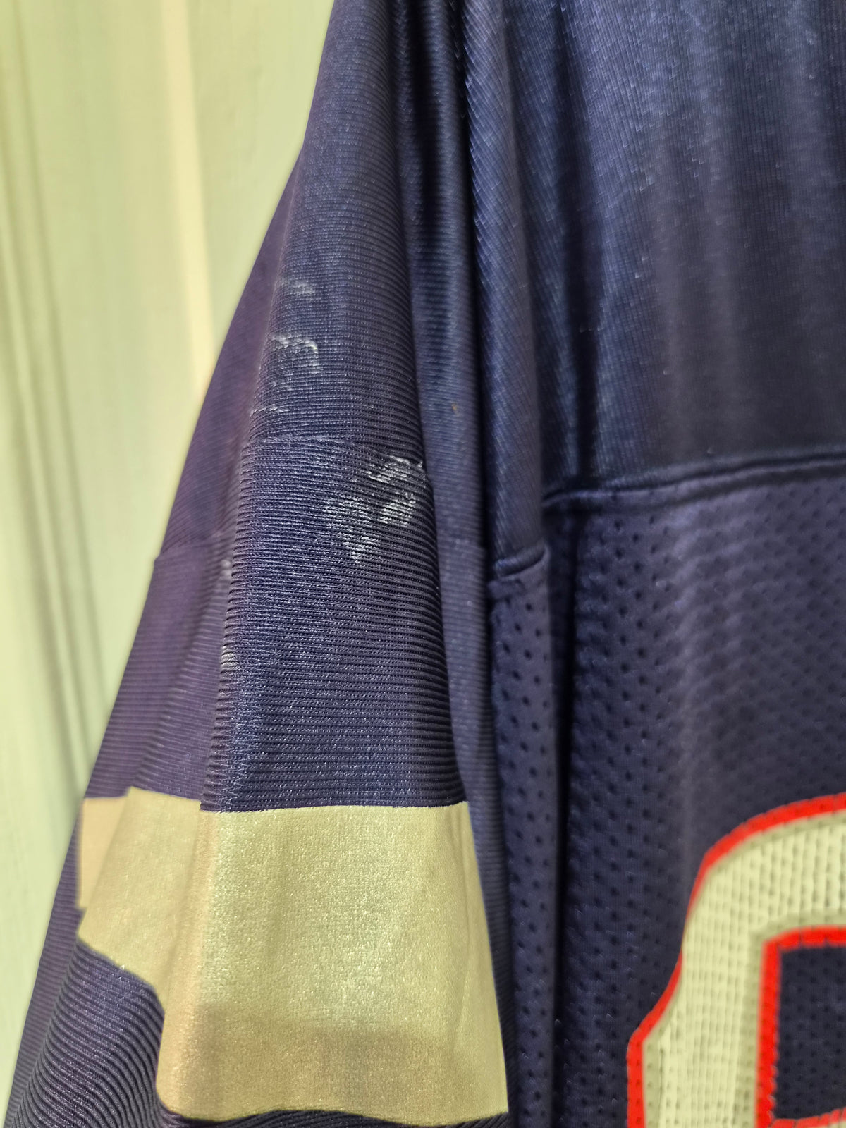 Reebok New England Patriots NFL Jersey, #81 Moss, Navy, Size XL