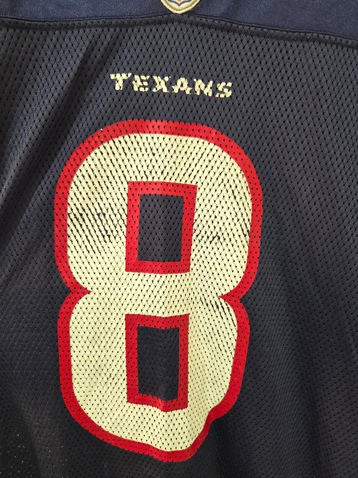 Reebok Houston Texans NFL Jersey, #8 Schaub, Navy, Size XXL
