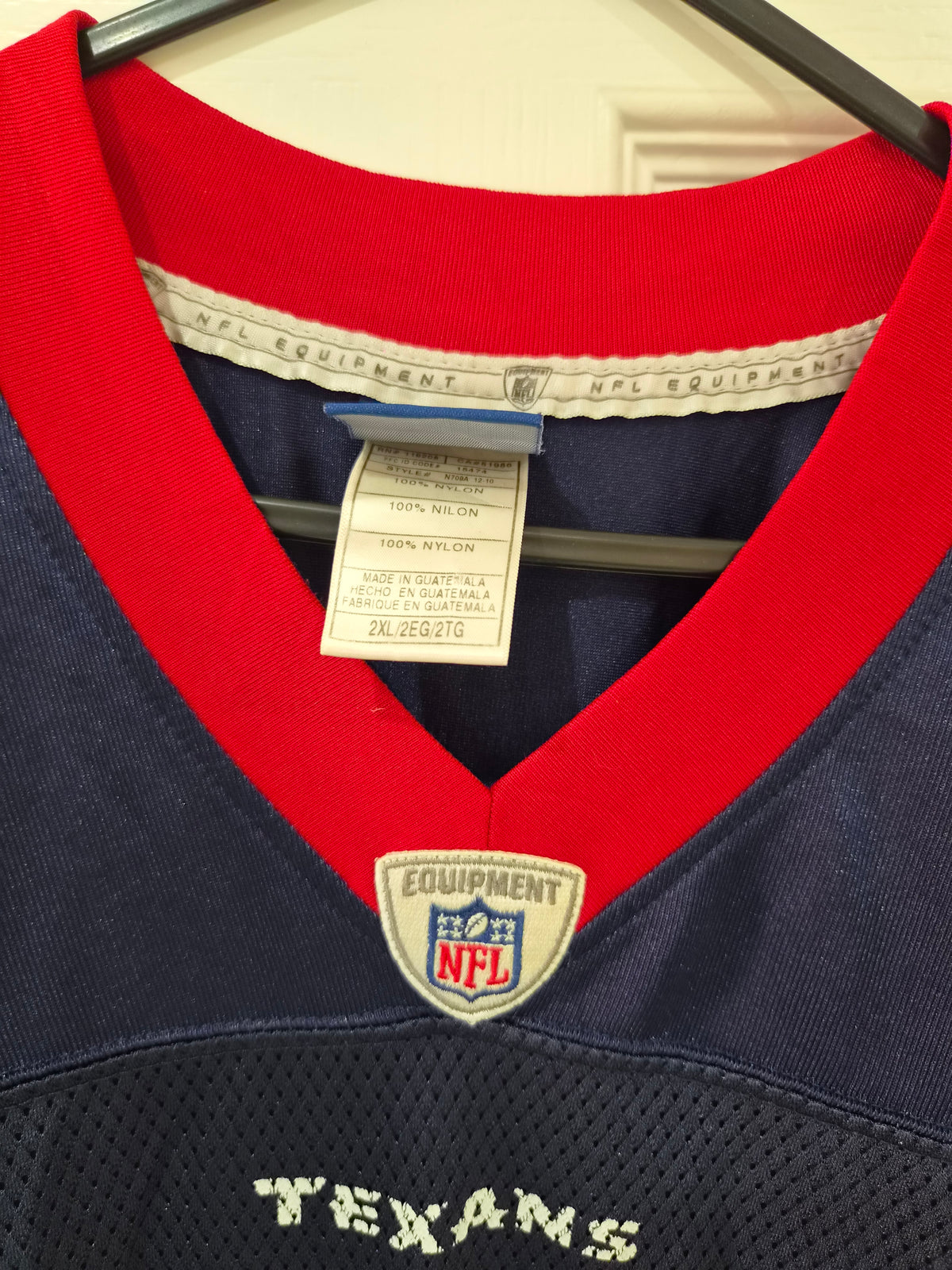 Reebok Houston Texans NFL Jersey, #8 Schaub, Navy, Size XXL