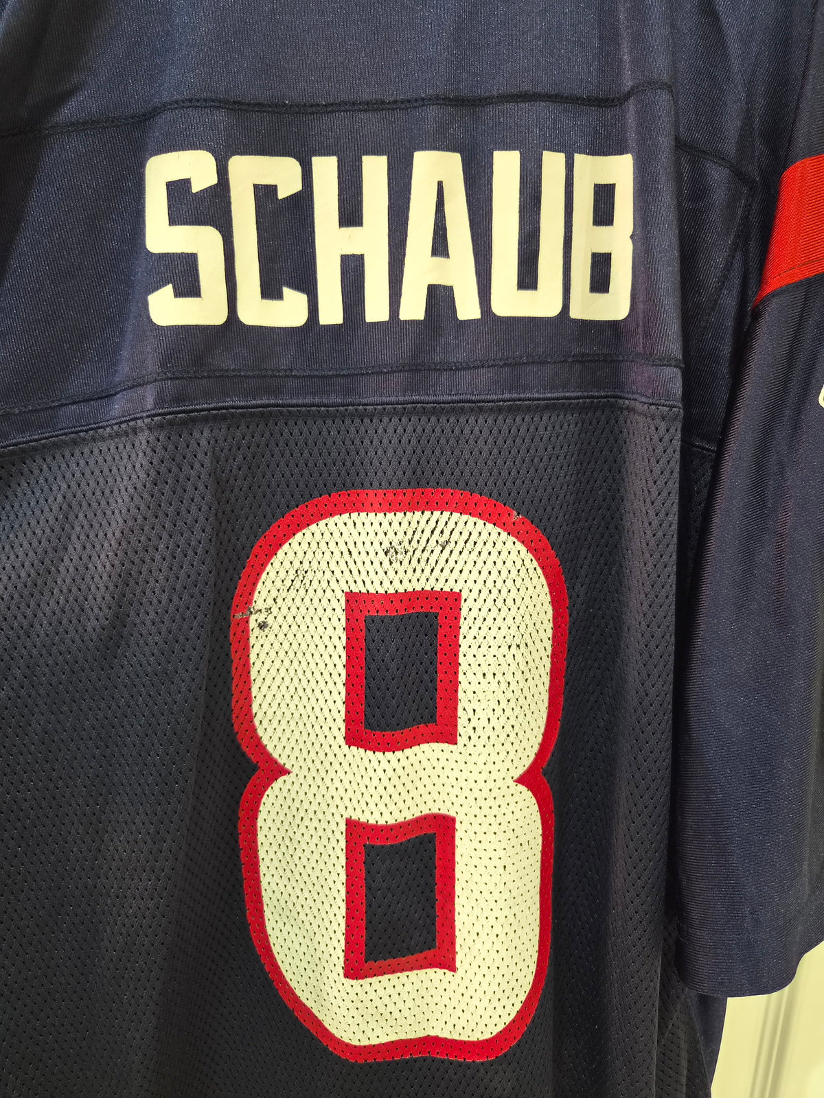 Reebok Houston Texans NFL Jersey, #8 Schaub, Navy, Size XXL