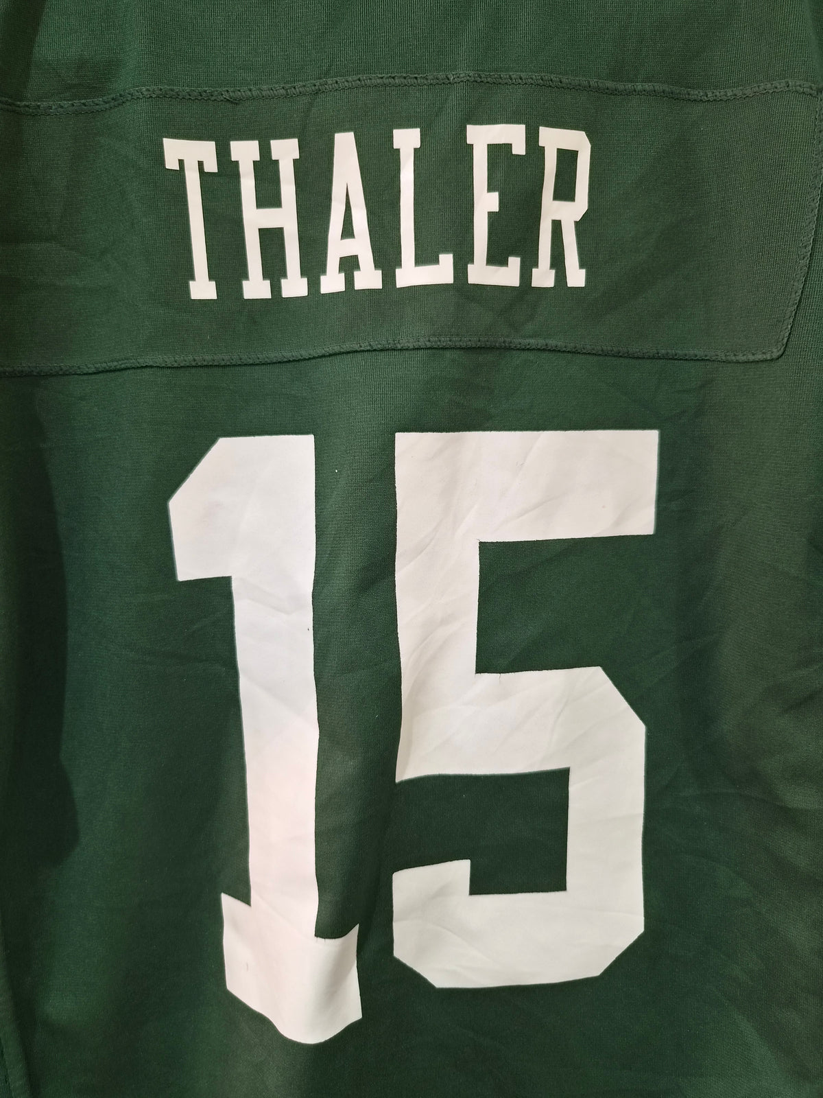 Youth Nike New York Jets NFL Jersey, #15 Thaler (Custom), Green, Size YL