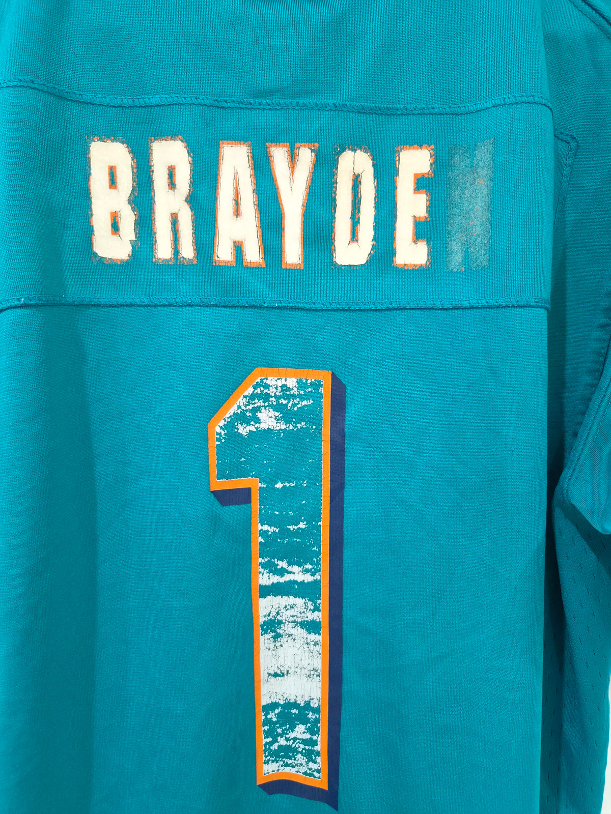 Youth Nike Miami Dolphins NFL Jersey, #1 Brayden (Custom), Size YL