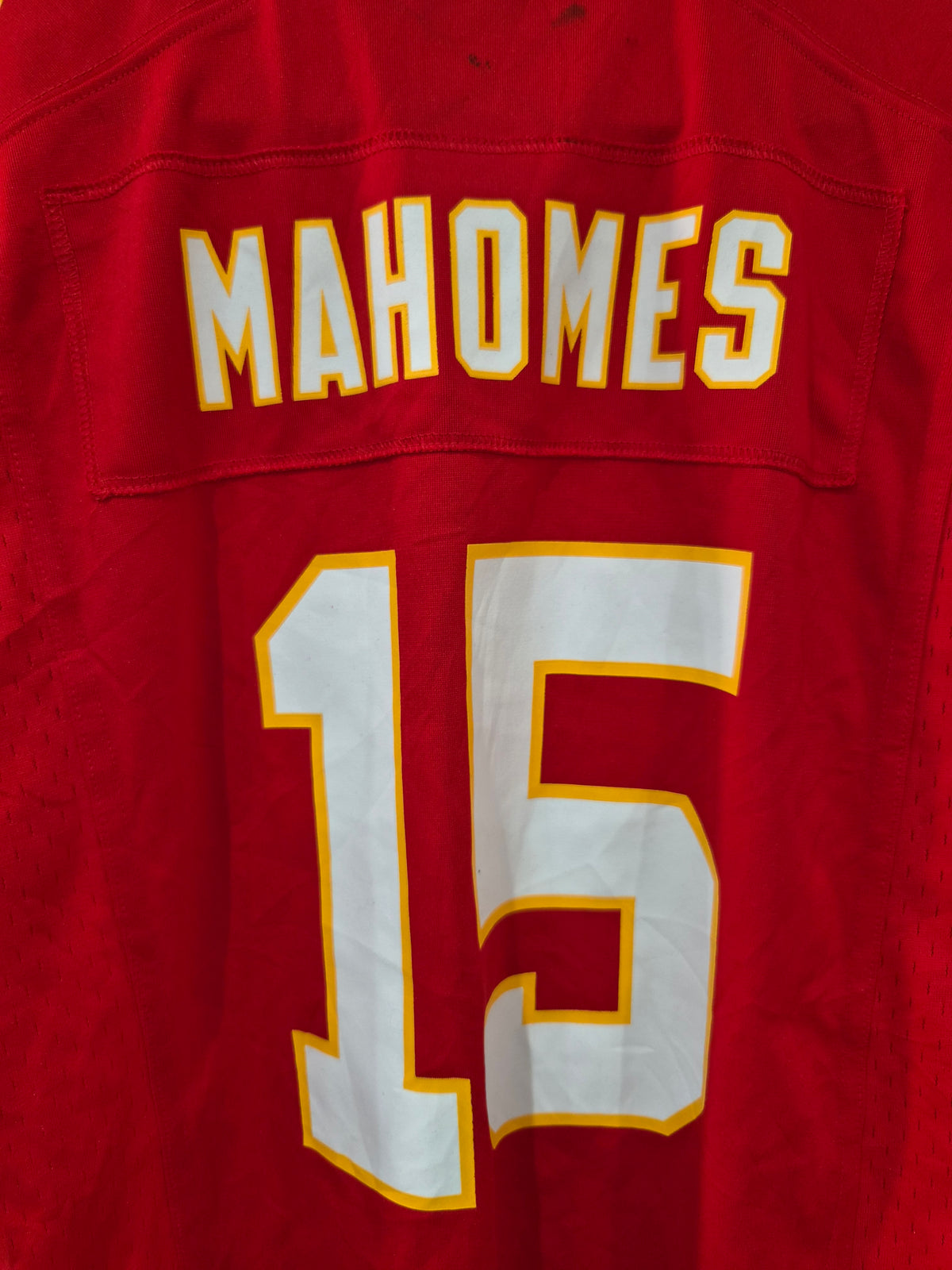 Youth Nike Kansas City Chiefs NFL Jersey, #15 Mahomes, Red, Size YM