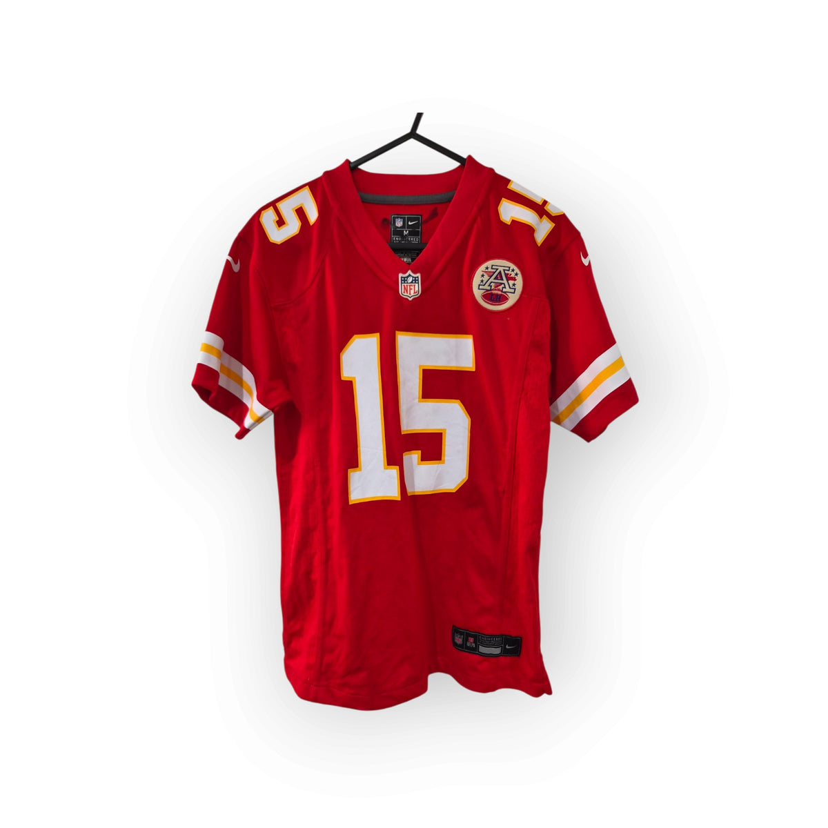 Youth Nike Kansas City Chiefs NFL Jersey, #15 Mahomes, Red, Size YM