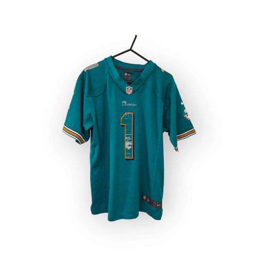 Youth Nike Miami Dolphins NFL Jersey, #1 Brayden (Custom), Size YL