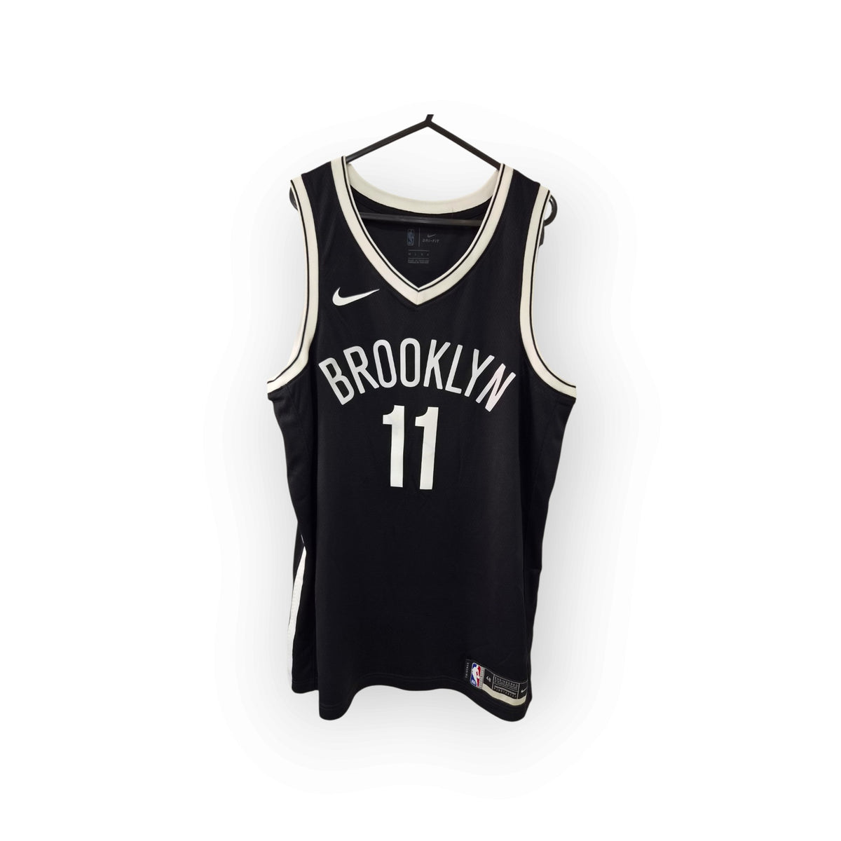 Nike Brooklyn Nets NBA Basketball Jersey, #11 Irving, Black, Size Large (BNWT)