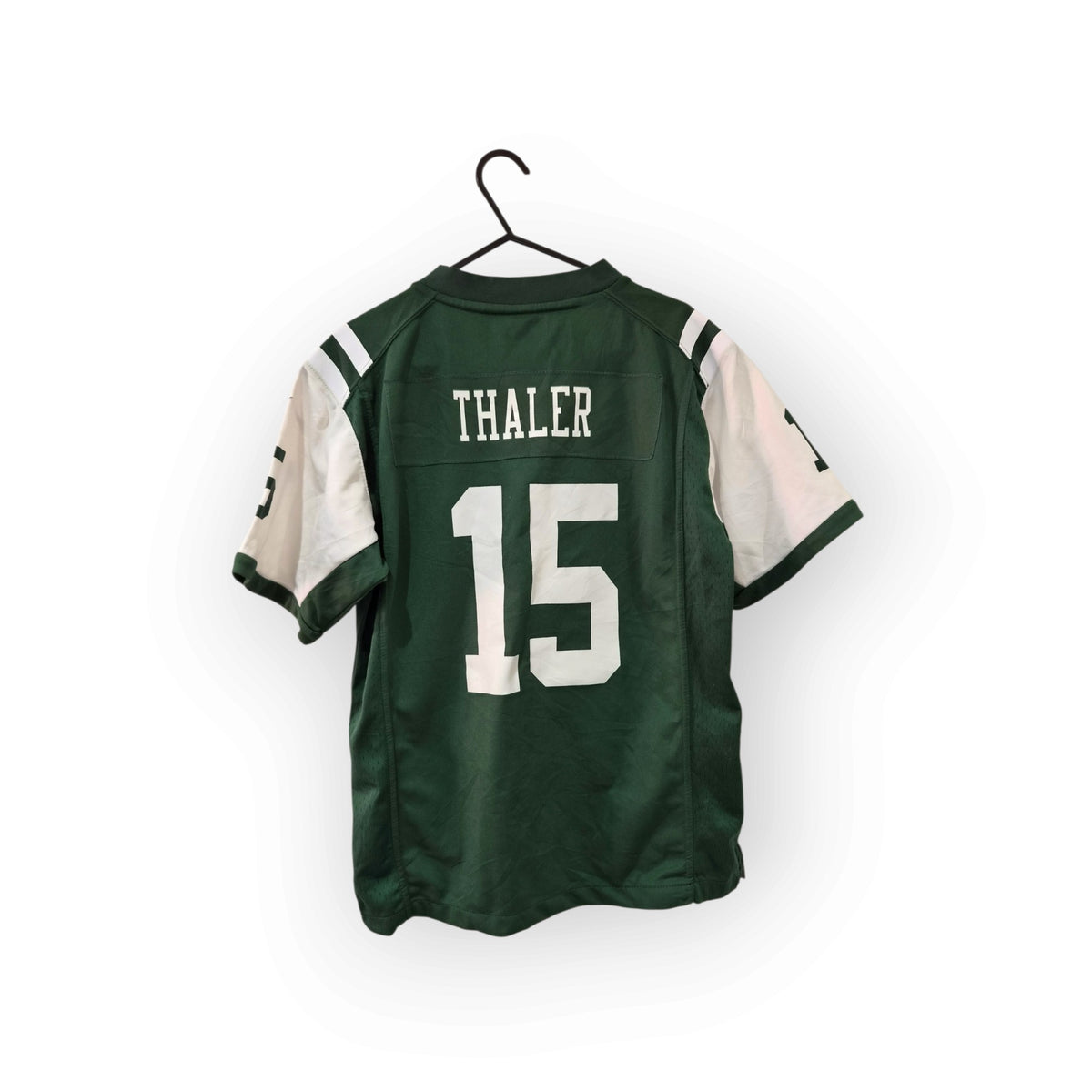 Youth Nike New York Jets NFL Jersey, #15 Thaler (Custom), Green, Size YL