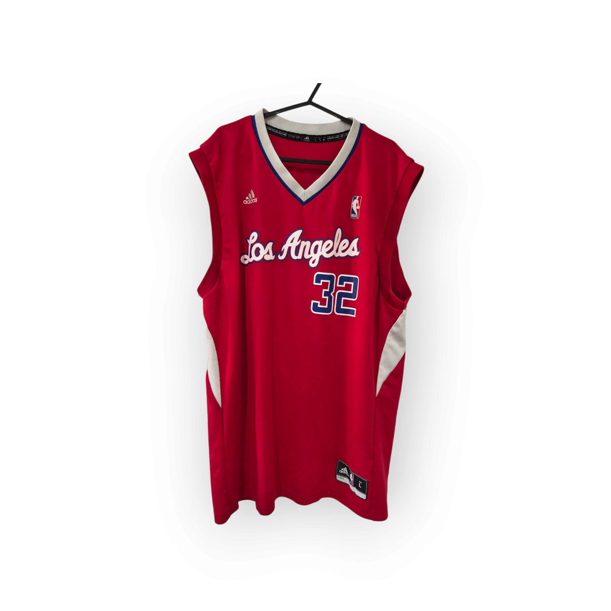 Adidas Los Angeles Clippers NBA Basketball Jersey, #32 Griffin, Red, Size Large