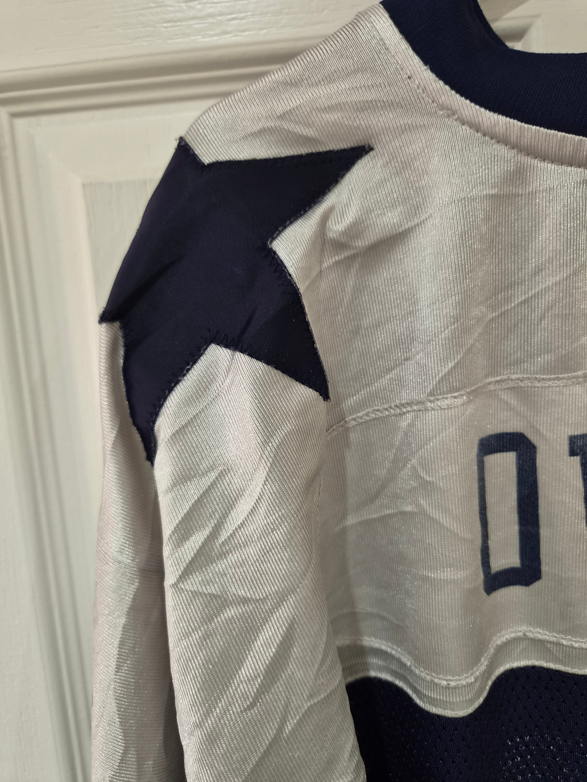 Reebok Dallas Cowboys NFL Jersey, #81 Owens, Navy, Size Large