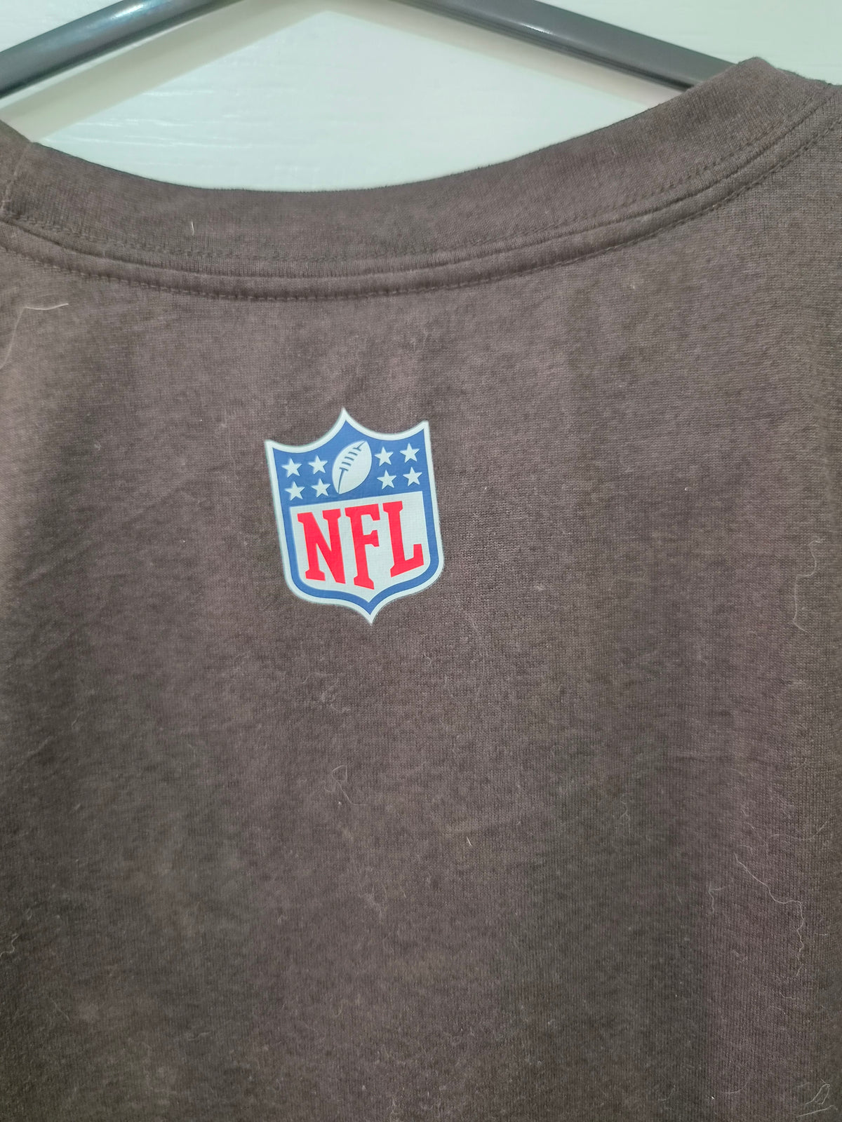 Nike Dri-Fit Cleveland Browns NFL Short Sleeve T Shirt, Brown, Size Small
