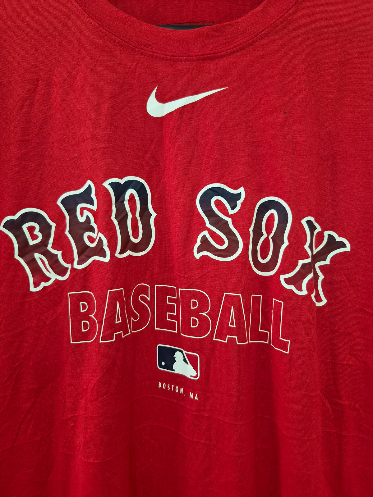 Nike Dri-Fit Boston Red Sox MLB Short Sleeve T Shirt, Red, Size Medium
