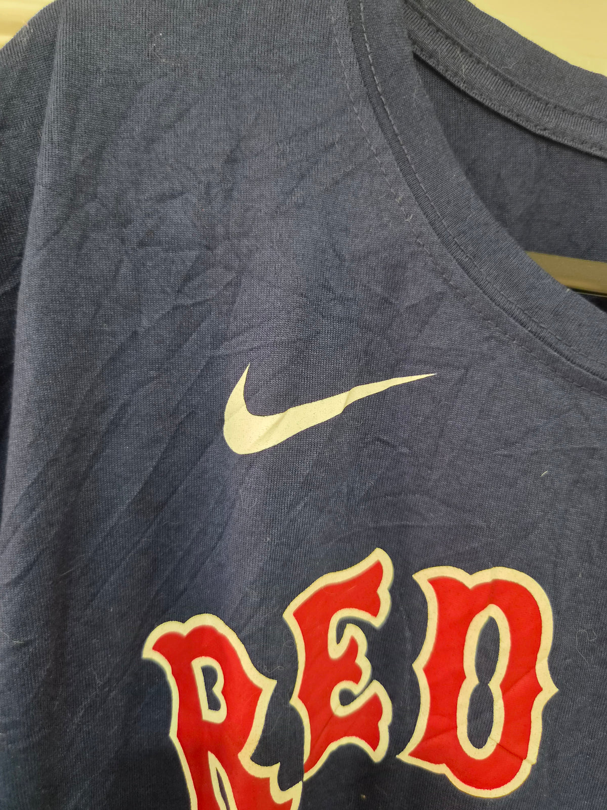Nike Boston Red Sox MLB Short Sleeve T Shirt, Navy, Size XXL
