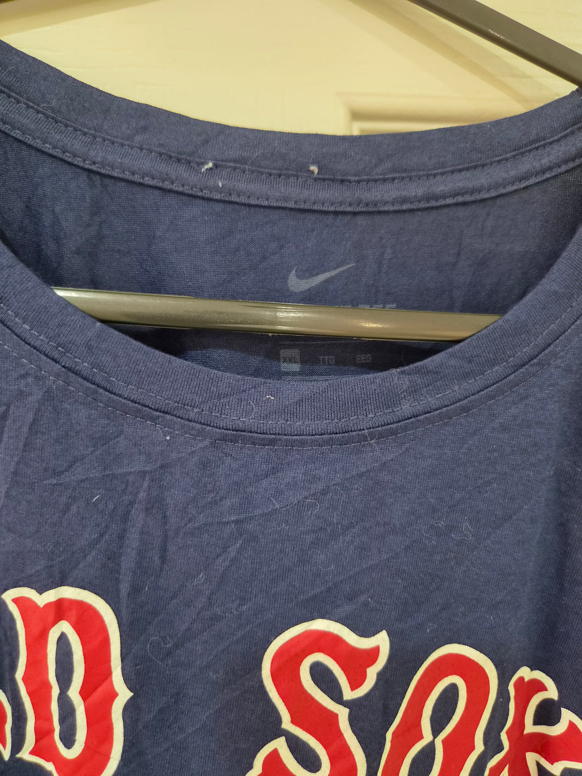 Nike Boston Red Sox MLB Short Sleeve T Shirt, Navy, Size XXL