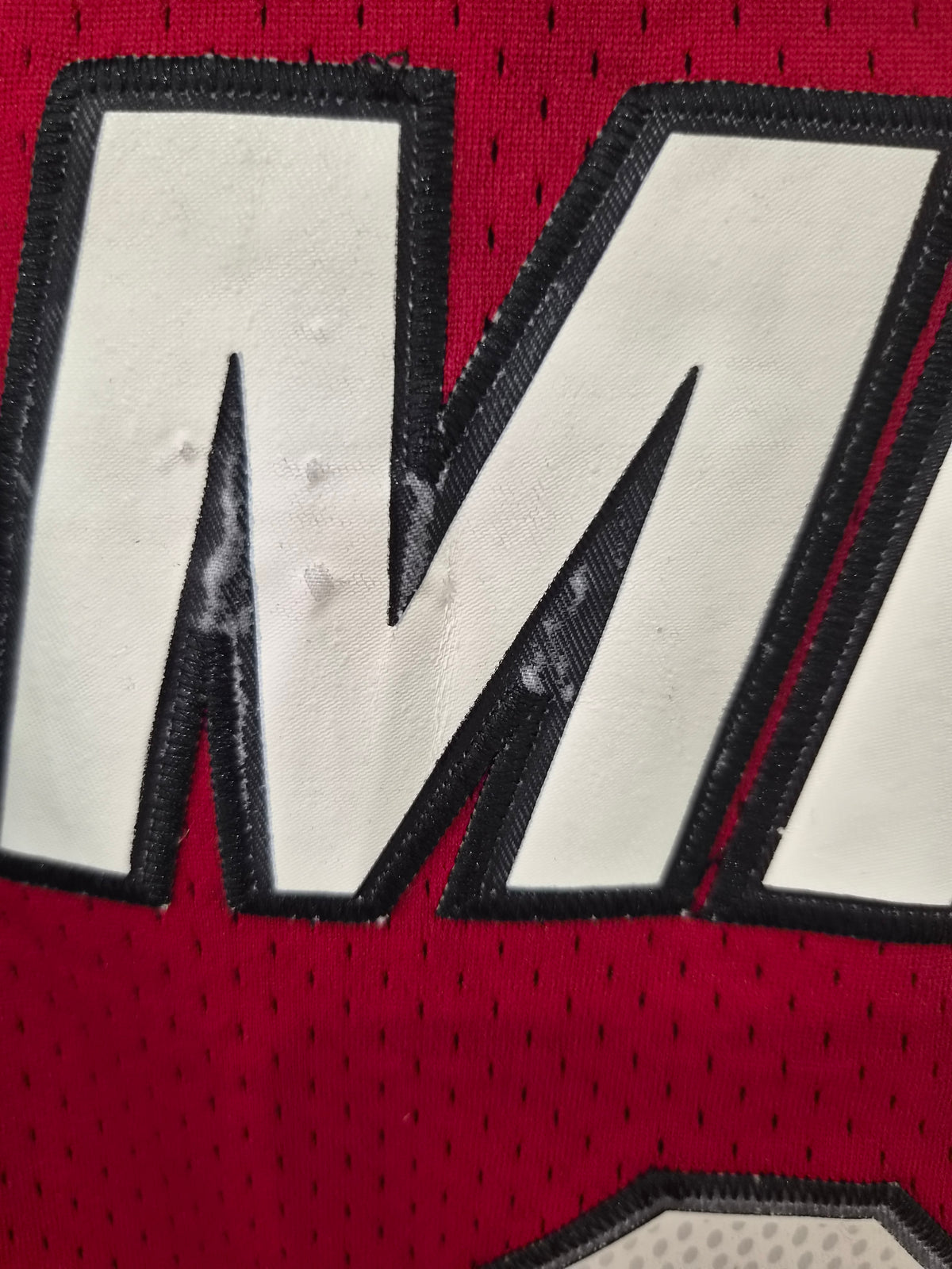 NBA Branded Miami Heat Jersey, #3 Wade, Red, Size XL +2 Length