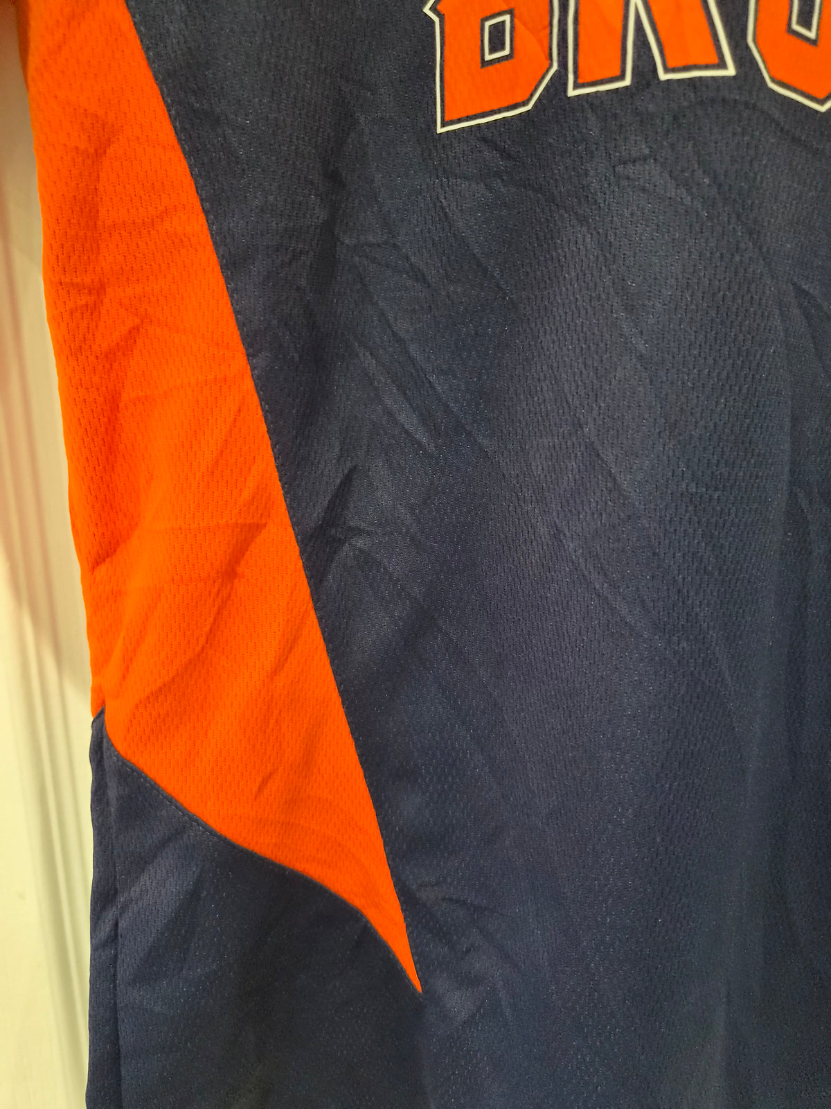 Primark NFL Denver Broncos Short Sleeve T Shirt, Navy/Orange, Size Medium