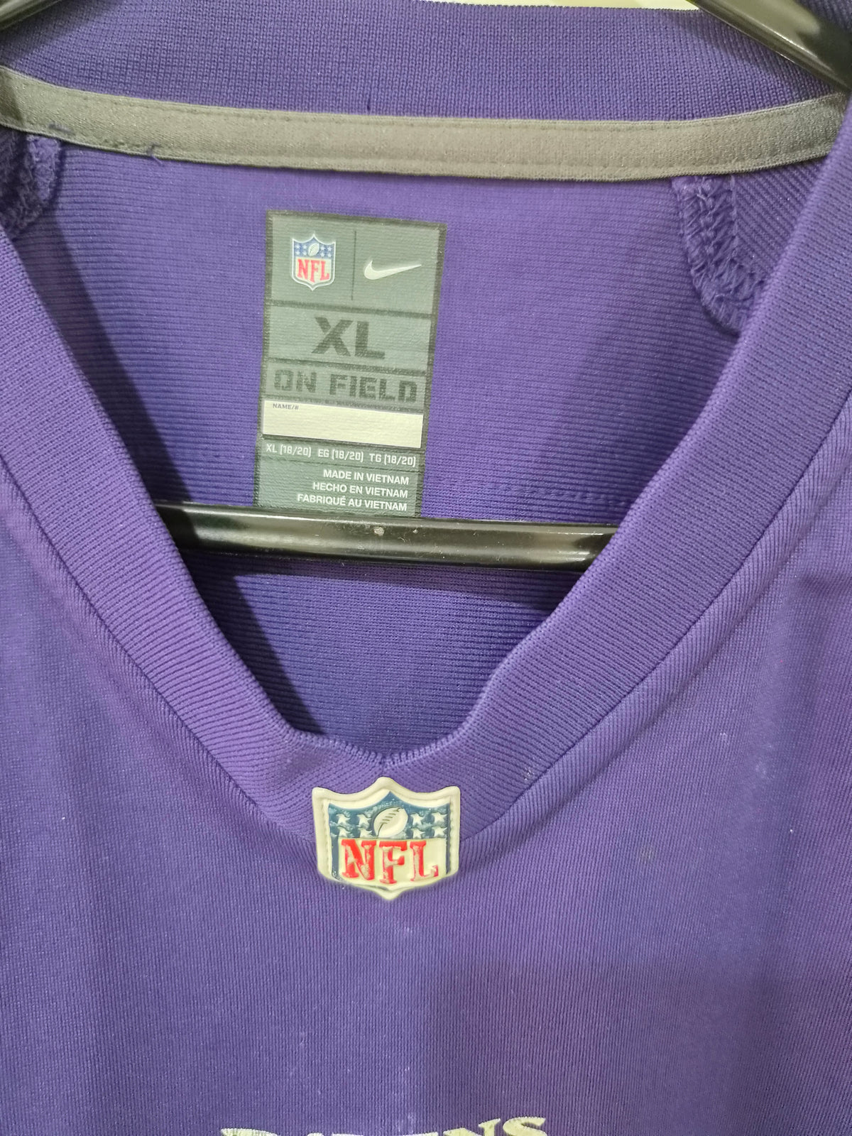 Youth Nike Baltimore Ravens NFL Jersey, #8 Jackson, Purple, Size YXL