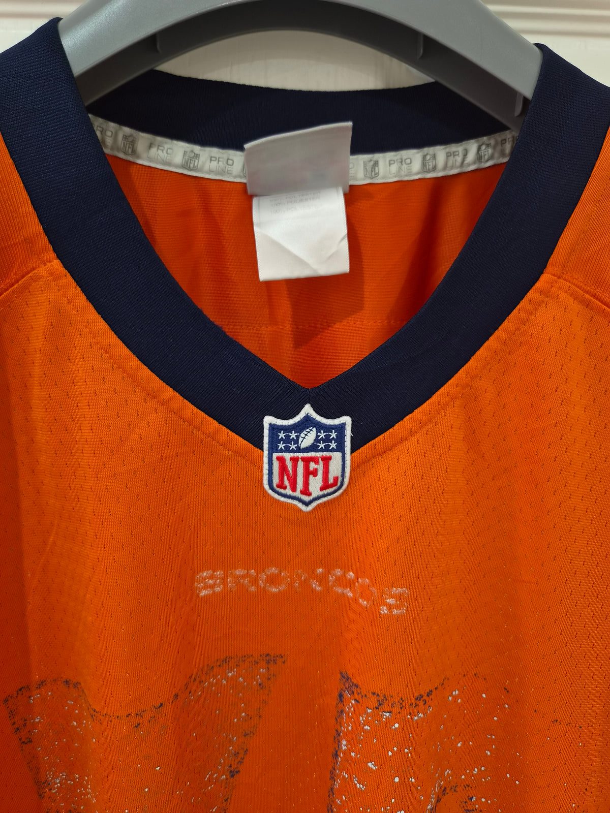 NFL Pro Line Denver Broncos NFL Jersey, #75 Watson, Orange, Size XXL