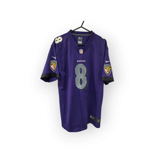 Youth Nike Baltimore Ravens NFL Jersey, #8 Jackson, Purple, Size YXL