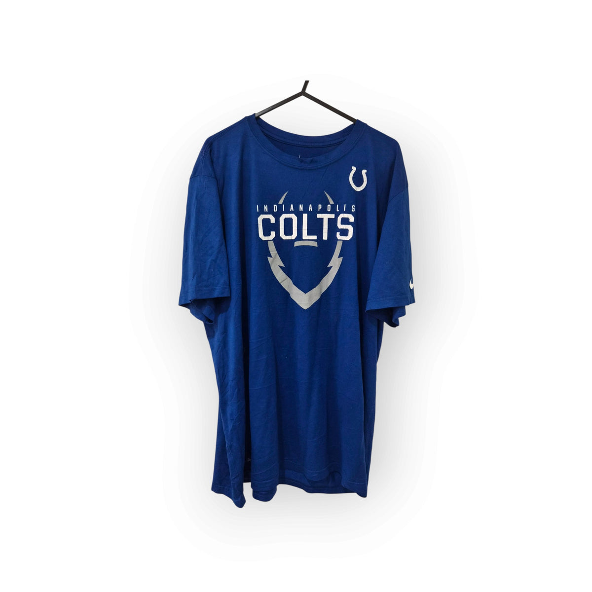 Nike Dri-Fit Indianapolis Colts NFL Short Sleeve T Shirt, Blue, Size XL