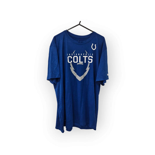Nike Dri-Fit Indianapolis Colts NFL Short Sleeve T Shirt, Blue, Size XL