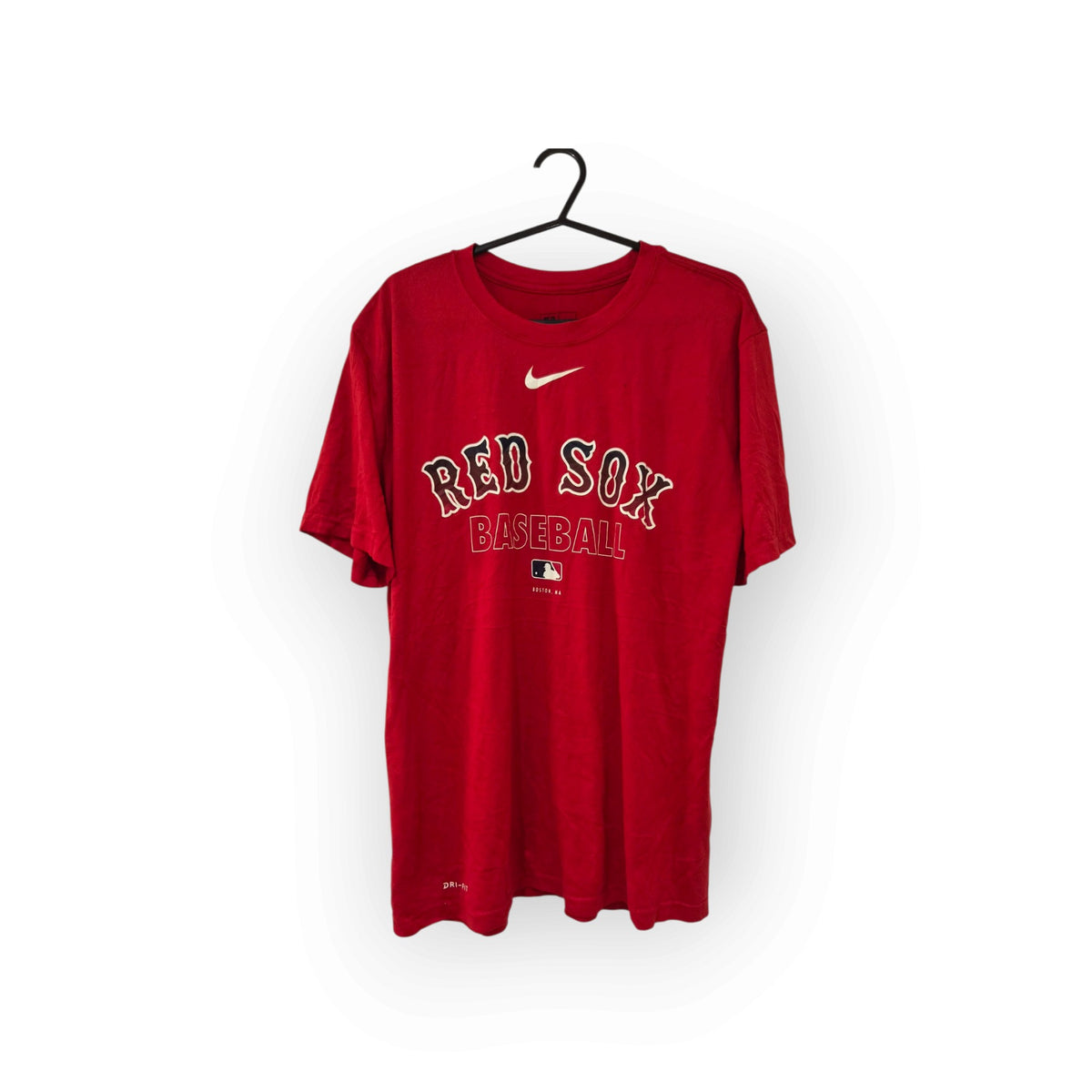 Nike Dri-Fit Boston Red Sox MLB Short Sleeve T Shirt, Red, Size Medium